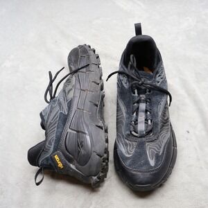 Reebok Mens 11 Trail Shoes Black Zig Kinetica 2.5 Edge Low Top Trail Chunky